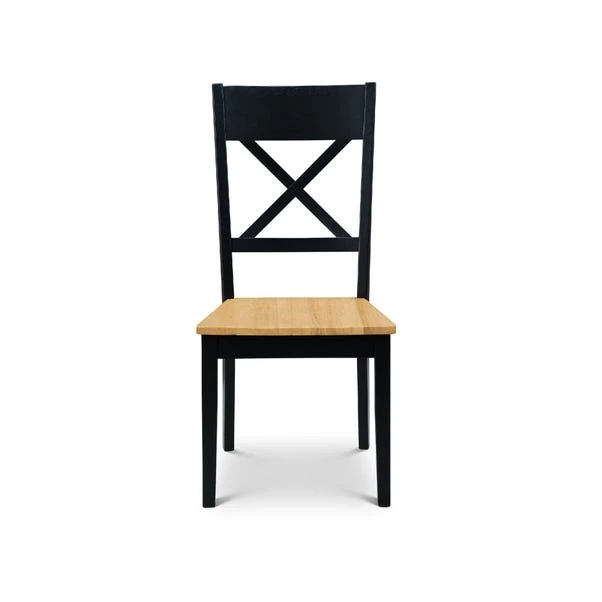 Hockley Set Of 2 Dining Chairs, Black 4 Hockley Set Of 2 Dining Chairs, Black - Image 2
