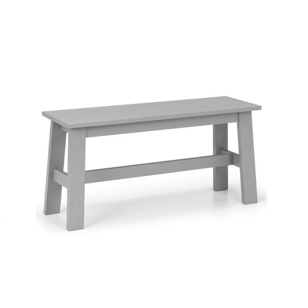 Kobe 2 Seater Dining Bench, Grey, 92cm 4 Kobe 2 Seater Dining Bench, Grey, 92cm - Image 2
