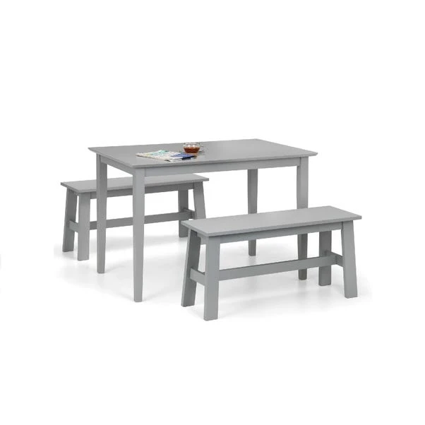 Kobe 2 Seater Dining Bench, Grey, 92cm 6 Kobe 2 Seater Dining Bench, Grey, 92cm - Image 4