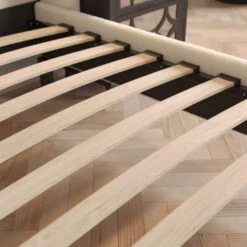 Alara Pleated Teddy Fabric Bed Frame -Dunelm Shop 30800163 alt03