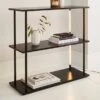 Cole Black Console Table With LED Light 1 Cole Black Console Table With LED Light -Dunelm Shop 30802416