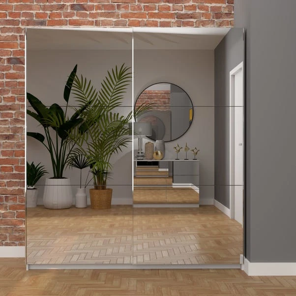 Harmony Norland 180cm Sliding Double Wardrobe 3 Harmony Norland 180cm Sliding Double Wardrobe