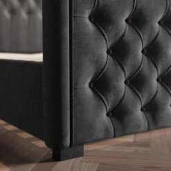 Elodie Buttoned Velvet Bed Frame -Dunelm Shop 30807496 alt03