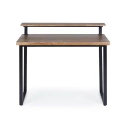 Freddie Rustic Wood Effect Step Up Shelf Desk -Dunelm Shop 30809418 alt01