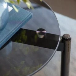 Hays Side Table, Glass -Dunelm Shop 30810788 alt01