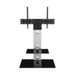 Lesina Pedestal TV Unit With Shelf For TVs Up To 65" -Dunelm Shop 30812405 alt02