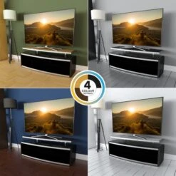 Stage Wide TV Unit For TVs Up To 55" -Dunelm Shop 30812418 alt02