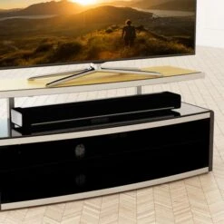 Stage Wide TV Unit For TVs Up To 55" -Dunelm Shop 30812418 alt04