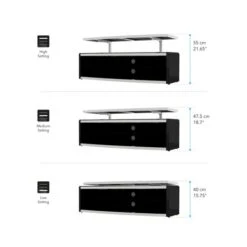Stage Wide TV Unit For TVs Up To 55" -Dunelm Shop 30812418 alt06