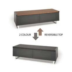 Panorama Reversible Top Wide TV Stand For TVs Up To 60" -Dunelm Shop 30812427 alt02