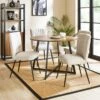 Brayden 4 Seater Round Dining Table 2 Brayden 4 Seater Round Dining Table -Dunelm Shop 30815043
