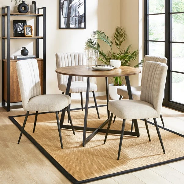 Brayden 4 Seater Round Dining Table 3 Brayden 4 Seater Round Dining Table