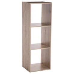 3 Divide Wooden Bookcase