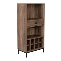 Fulton Compact Wine Cabinet, Pine Effect 12 Fulton Compact Wine Cabinet, Pine Effect -Dunelm Shop 30816894 alt04
