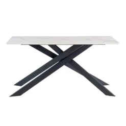 Camilla 6 Seater Dining Table, Sintered Stone -Dunelm Shop 30816921 alt01