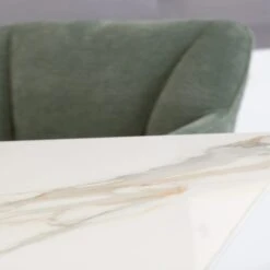 Camilla 6 Seater Dining Table, Sintered Stone -Dunelm Shop 30816921 alt02