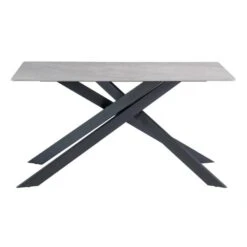 Camilla 6 Seater Dining Table, Sintered Stone -Dunelm Shop 30816923 alt01