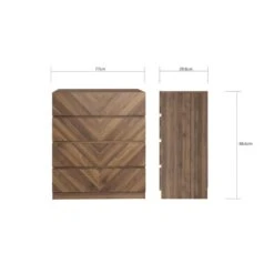 Taranto 3 Piece Bedroom Furniture Set -Dunelm Shop 30816972 alt06