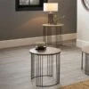 Pacific Atri Set Of 2 Nest Of Side Tables, Light Wood Effect -Dunelm Shop 30821719