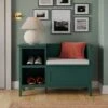 Lynton Storage Unit & Seat, Green 1 Lynton Storage Unit & Seat, Green -Dunelm Shop 30835260