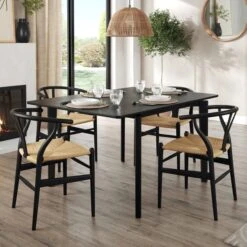 Hudson 2-4 Seater Square Extendable Dining Table, Oak -Dunelm Shop 30843939 alt01