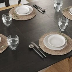 Hudson 2-4 Seater Square Extendable Dining Table, Oak -Dunelm Shop 30843939 alt02