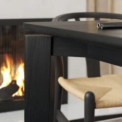 Hudson 2-4 Seater Square Extendable Dining Table, Oak -Dunelm Shop 30843939 alt04