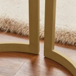 Sascha 4 Seater Round Dining Table, Marble -Dunelm Shop 30843971 alt02