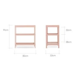 CuddleCo Nola Open Changing Unit, Painted Pine -Dunelm Shop 30844328 alt09