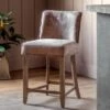Thane Set Of 2 Bar Stools, Brown Leather -Dunelm Shop 30850718