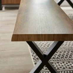 Ezra Large 8 Seater Dining Bench Set, 220cm 12 Ezra Large 8 Seater Dining Bench Set, 220cm -Dunelm Shop 30851141 alt03