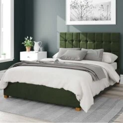 Sinatra Plush Velvet Ottoman Bed Frame -Dunelm Shop 30852840