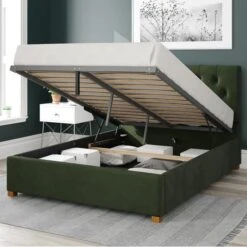 Olivier Plush Velvet Ottoman Bed Frame -Dunelm Shop 30852859 alt01