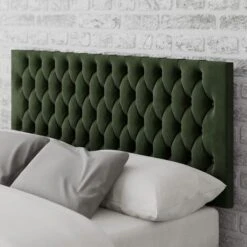 Monroe Plush Velvet Headboard 34 Monroe Plush Velvet Headboard -Dunelm Shop 30853559