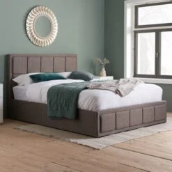 Hannover Fabric Ottoman Bed Frame -Dunelm Shop 30854237