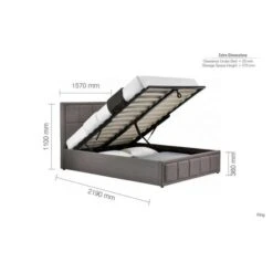 Hannover Fabric Ottoman Bed Frame -Dunelm Shop 30854239 alt09