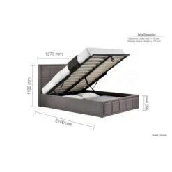 Hannover Fabric Ottoman Bed Frame -Dunelm Shop 30854240 alt09