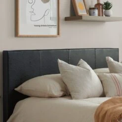 Berlin Ottoman Bed Frame, Faux Leather -Dunelm Shop 30854253 alt02