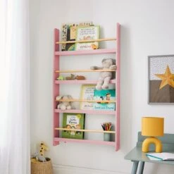Kids Amber Wall Mounted Book Shelf 24 Kids Amber Wall Mounted Book Shelf -Dunelm Shop 30855355