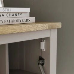 Olney Corner Hideaway Desk, Stone -Dunelm Shop 30856999 alt05