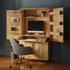 Bryant Hideaway Computer Cabinet Desk -Dunelm Shop 30857091 alt02