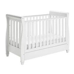 Babymore Eva Sleigh Cot Bed With Drawer -Dunelm Shop 30857150 alt03