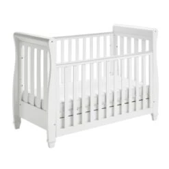 Babymore Eva Sleigh Cot Bed With Drawer -Dunelm Shop 30857150 alt05