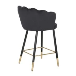 Vivian Counter Height Bar Stool, Velvet -Dunelm Shop 30857281 alt03