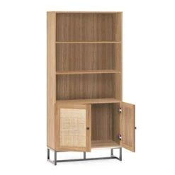 Hollis Tall Bookcase, Oak -Dunelm Shop 30857460 alt03