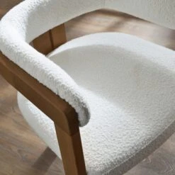 Lovato Dining Chair, Boucle -Dunelm Shop 30857637 alt04
