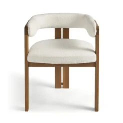 Lovato Dining Chair, Boucle -Dunelm Shop 30857637 alt06