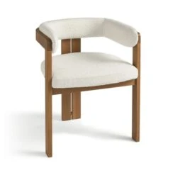 Lovato Dining Chair, Boucle -Dunelm Shop 30857637 alt07