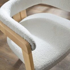 Lovato Dining Chair, Boucle -Dunelm Shop 30857638 alt04