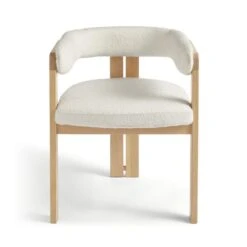 Lovato Dining Chair, Boucle -Dunelm Shop 30857638 alt06